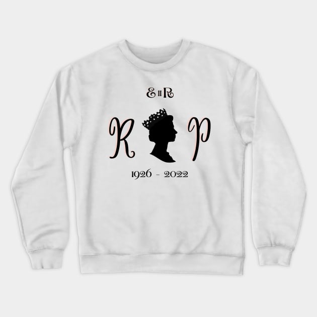 Queen Elizabeth II England Meme British Crown Britain Crewneck Sweatshirt by BellaPixel